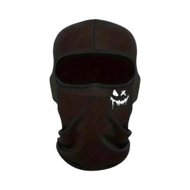 Imagem de Máscara Balaclava Com Proteção UV E Estampa Graffiti Punk Respirável (