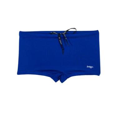 Imagem de Sunga Infantil Juvenil Boxer Lisa Estampada Menino Proteção Solar Uv L