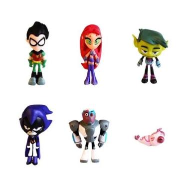 Imagem de Boneco De Ação Teen Titans Beast Boy Steel Spark Crow - Modelo De Orna