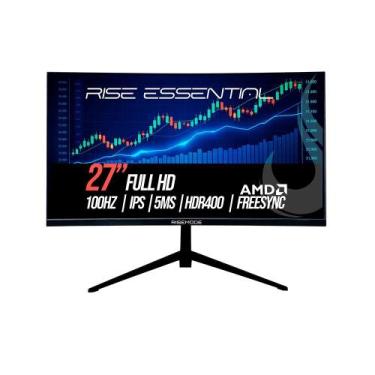 Imagem de Monitor Gamer Rise Mode Essential 27", FHD, 100Hz, 5ms, IPS, FreeSync,