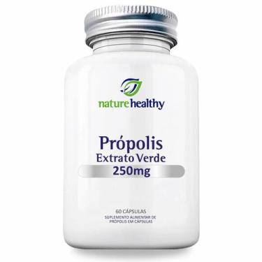 Imagem de PRÓPOLIS EXTRATO VERDE 250MG com 60 CÁPSULAS NATURE HEALTHY
