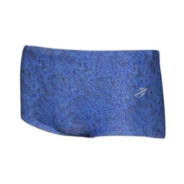 Imagem de Sunga Estampada Helanca 17cm Hidromax Mormaii, P, Azul