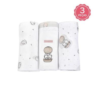 Imagem de Cueiro Urso - Kit Manta para Bebê - CIA do Neném - MINASREY