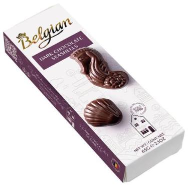 Imagem de Bombom Chocolate Seashells Dark Belgian 65g