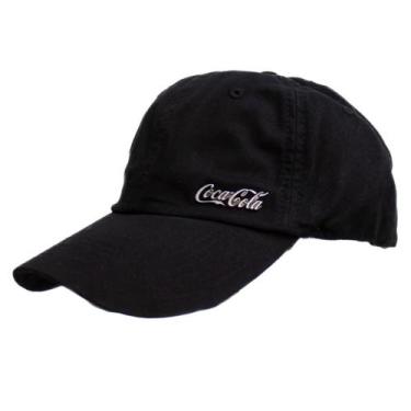 Imagem de Boné Coca-Cola Básico Metal Julia Preto  Casual, Ajustável e Ideal par