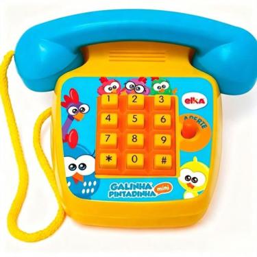 Imagem de Telefone Musical Colorido Para Crianças - Galinha Pintadinha