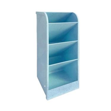 Imagem de Organizador de mesa para canetas, suporte de pincel, suporte de lápis de mesa para materiais escolares, artigos de papelaria Kawaii e caixa de armazenamento de maquiagem de escritório