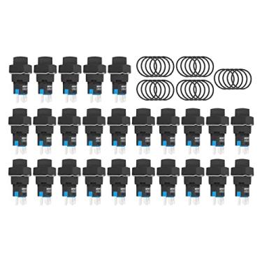 Imagem de 25 peças, 16 mm, quadrado, duas velocidades, botão de travamento automático, interruptor seletor com luz BEM-LA16-11XD/21-F(verde)