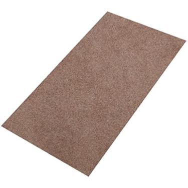 Imagem de Tapete Tapete cortável capacho tapete de banheiro antiderrapante tapete de folha absorvente Decoração de Casa (Color : B-Coffee, Size : 60x90cm)