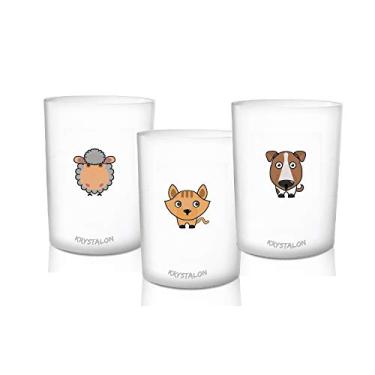 Imagem de Kit 3 Copos Personalizados Animais da Fazenda 2 Dia das Crianças