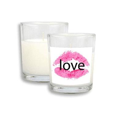 Imagem de Cera de incenso perfumada para o dia dos namorados Kiss White Candles