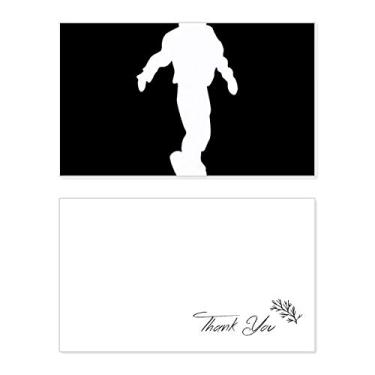 Imagem de Esporte Skateboarding contorno preto cartão de agradecimento aniversário aniversário aniversário agradecimento casamento