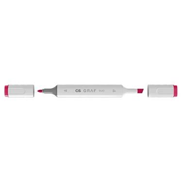 Imagem de Cis 59.3000 Marcador Graf Duo, Rosa (Carmine), 6 unidades