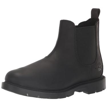 Imagem de Timberland Bota feminina Linden Woods Chelsea, Preto, flor integral, 9