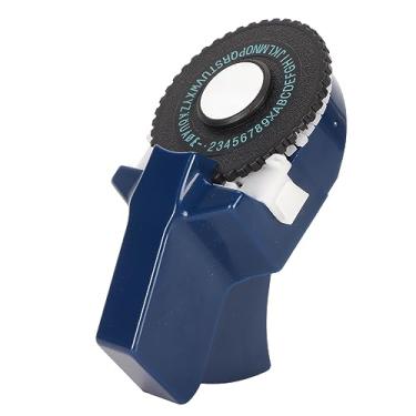 Imagem de Impressora de Etiquetas Em Relevo, Impressora de Etiquetas Em Relevo Com Design Ergonômico ABS Sem Tinta Resistente, Amplamente Utilizada para DIY (Azul escuro)