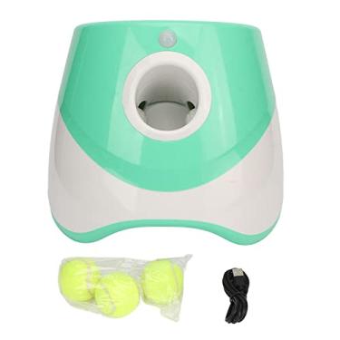 Imagem de Lançador Automático De Bola Para Cães, Máquina Interativa De Arremesso De Bola De Tênis Para Cães Com 3 Modos, Brinquedo De Enriquecimento Para Uso Interno