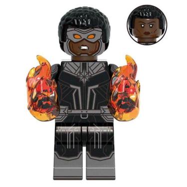 Imagem de Boneco Blocos De Montar Capitã Marvel Multiverso Loucura