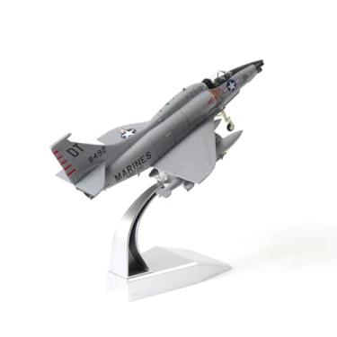 Imagem de NUOTIE 1/72 A-4 Skyhawk Attack Kit de Modelo de Aeronave de Metal Fundido Pré-construído, Réplica Militar do Corpo de Fuzileiros Navais Dos EUA para Coleção ou Presente de Exibição