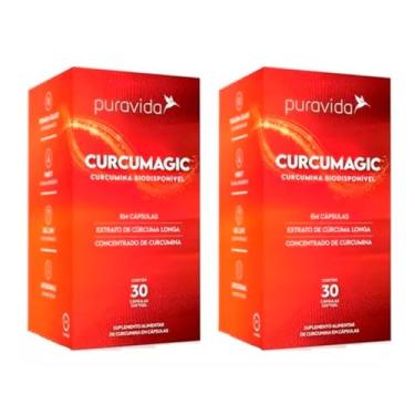 Imagem de 2x Curcumagic (curcumina Biodisponível) 30 Cápsulas Puravida