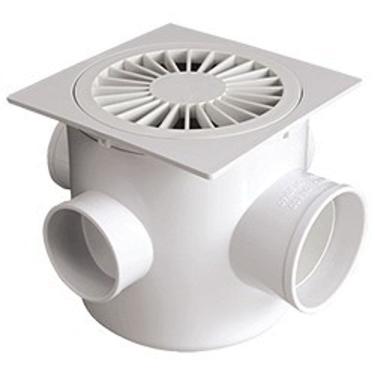 Imagem de Caixa Sifonada Quadrada 3 Entradas 100x100x50mm - 00334