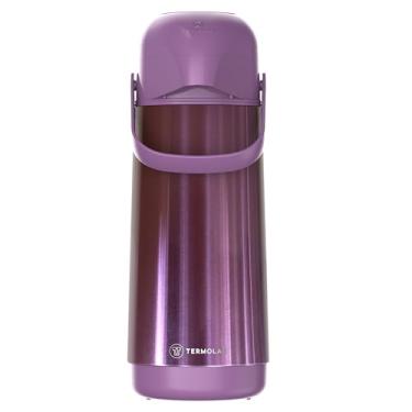 Imagem de TERMOLAR Garrafa Térmica Lumina 1L Pressão Inox Lilas