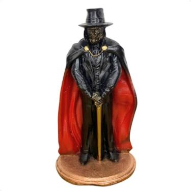 Imagem de Exu Capa Preta 15 cm - Imagem Umbanda Candomble