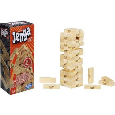 Imagem de Jogo Jenga Clássico - Torre de Madeira - Jenga Classic - Hasbro - A212