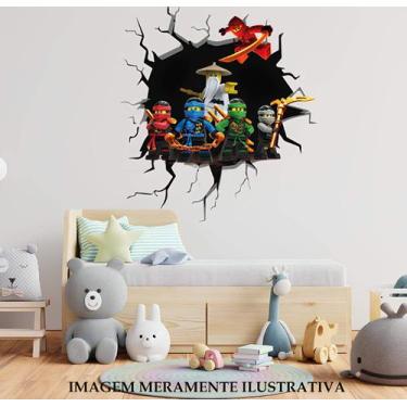 Imagem de Adesivo de Parede Ninjago Mod01 - Lojinha da Luc Adesivos