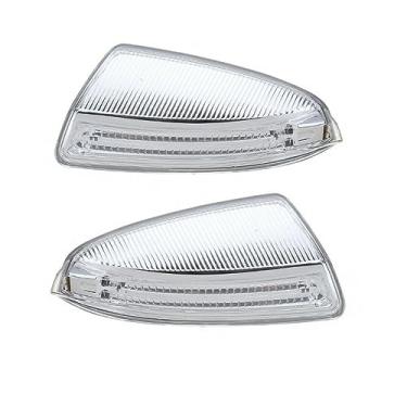 Imagem de Bayyee 1 par de luz de seta de espelho de porta de carro para Mercedes W164 ML350 ML450 ML500, luz LED lateral indicadora (direita)