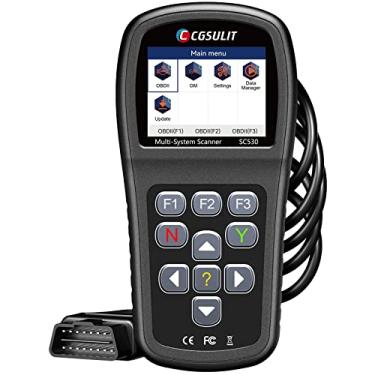 Imagem de CGSULIT Scanner OBD2 Leitor de código de todos os sistemas para GM, 30+ Função especial Scanner Ferramenta de varredura de diagnóstico bidirecional com registro de bateria para Chevrolet/Buick ABS SRS VSA Oil Reset