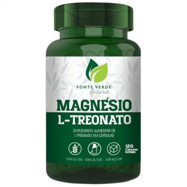 Imagem de Magnésio L-Treonato 120 Cáps Fonte Verde - Matéria Prima Importada