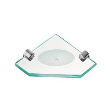 Imagem de Saboneteira Porta Sabonete de canto Vidro incolor - Woodglass