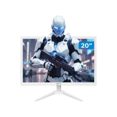 Imagem de Monitor 20" LED 75Hz 5ms BRX Office Branco Widescreen HDMI e VGA, 20"
