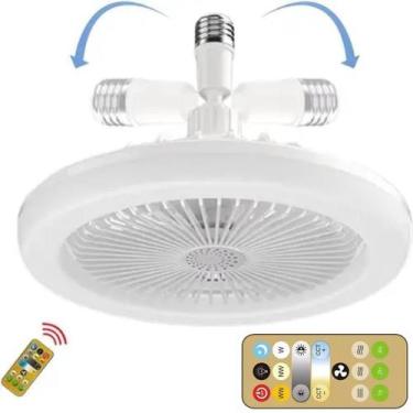 Imagem de Lâmpada de Teto LED Ventilador E27 30W, Solução Compacta e Potente par