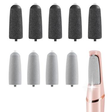Imagem de Haootadiy Cabeças De Substituição De Pedicures Para Pedi Impecável, Arquivo De Pé De Ferramenta Elétrica, Cabeça De Rolo De Substituição Pedi Ajuste Acabamento Toque Impecável Pedi