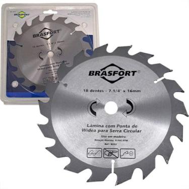 Imagem de Serra Circular Widea Brasfort/Premium 7.1/4''X 18 Dentes X 16Mm - BRAS