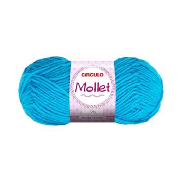 Imagem de lã Mollet Novelo 100g 200m 2194 TURQUESA