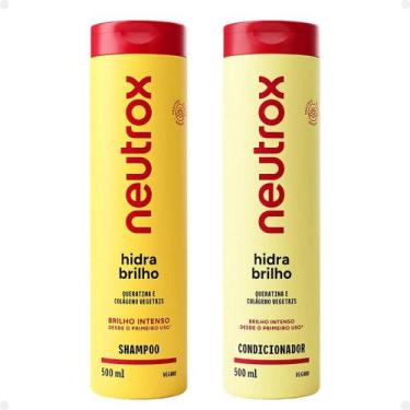 Imagem de Kit Neutrox Hidra Brilho: Shampoo e Condicionador 500ml
