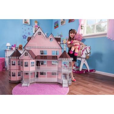 Imagem de Casa de Bonecas Escala Polly Mansão Ashley Princesa - Darama