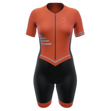 Imagem de Macaquinho Ciclismo Feminino Marcio May Sport Orange