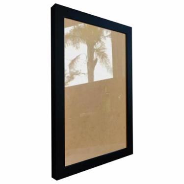 Imagem de Moldura Lisa Revestida para Quadros e Fotos com Fundo Mdf e Acetato - 2x2 Cor:PRETO;Tamanho:20X30 CM