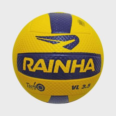 Imagem de Bola De Vôlei Topper Oficial Rainha 3.5 Amarelo E Azul