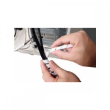 Imagem de Organiza Fios Daneva 10Mm/1M Branco Dn1573, Branco