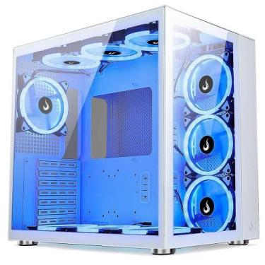 Imagem de Gabinete Gamer Rise Mode Galaxy Glass Standard, Mid Tower, Lateral e F