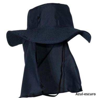 Imagem de Kit 2 Chapéu Pescador Australiano Boné Pesca Proteção Pescoço Sol Chap
