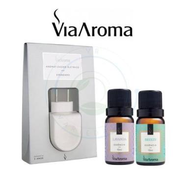 Imagem de Aparelho Aromatizador Difusor de Ambiente Elétrico Standard Branco Via