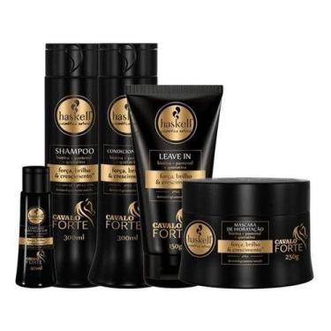 Imagem de Haskell Cosméticos Kit Cavalo Forte P 5 Itens Crescimento