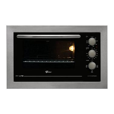 Imagem de Forno Elétrico De Embutir Fischer Fit Line 48l Inox 127v