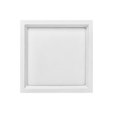 Imagem de Painel De Led Stella Quadrado Deep De Embutir Recuado 22w Bivolt Branco 5000k Luz Neutra
