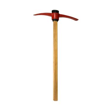 Imagem de Picareta Pá E Ponta Cabo Madeira Encerado Cunha Polietileno